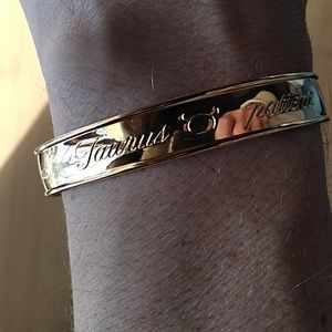 AvonTaurus Cuff Bracelet  Dependable Loyal Patient Practical. Vermeil Like new.